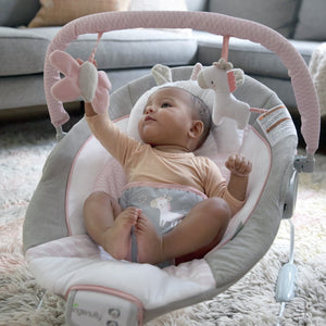 Ingenuity Flora the Unicorn Soothing Baby Bouncer 14498498