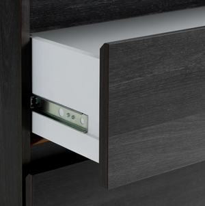 Jenson 3 drawer chest black brown 17570753
