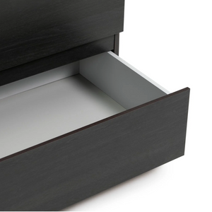 Jenson 3 drawer chest black brown 17570753