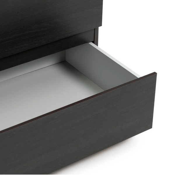 Jenson 3 drawer chest black brown 17570753