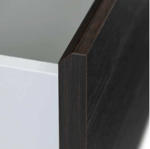 Jenson 3 drawer chest black brown 17570753