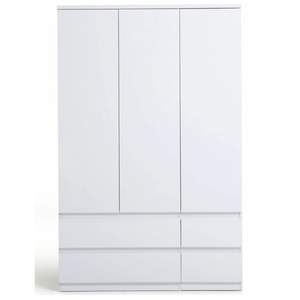 Jenson 3 dr 4 drw robe white gloss 17570715