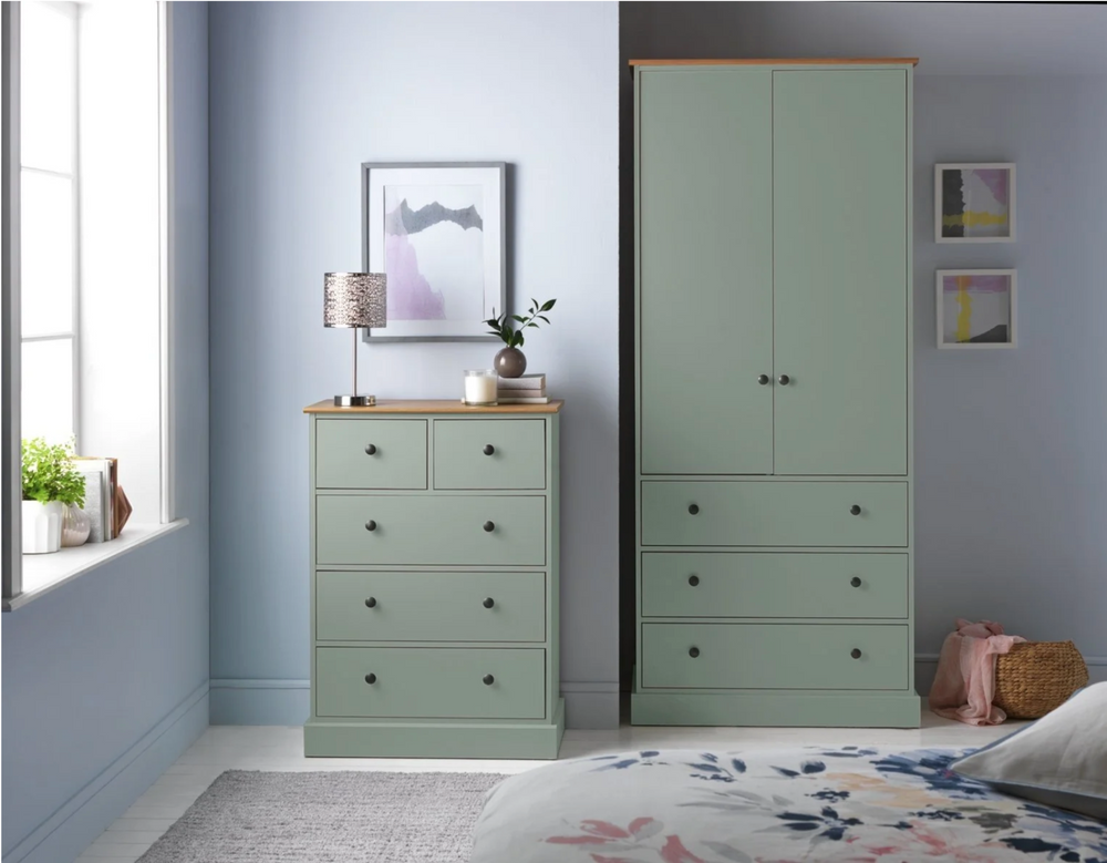 Kensington 3N2 drw chest oak green 17294084