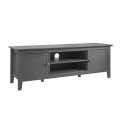 TV Unit with Storage in Grey