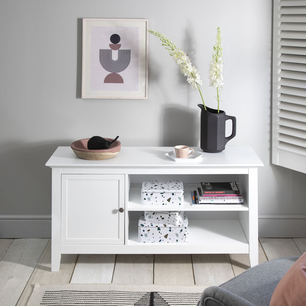 Low Sideboard in White