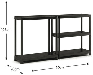 Keter Plus 5-Tier Heavy Duty Shelving Unit 17229963