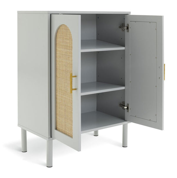 Habitat Monica 2 Door Shoe Storage Cabinet - Grey 15258716