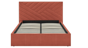 Luca small double burnt orange ottoman 1715004