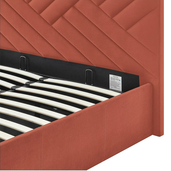 Luca small double burnt orange ottoman 1715004