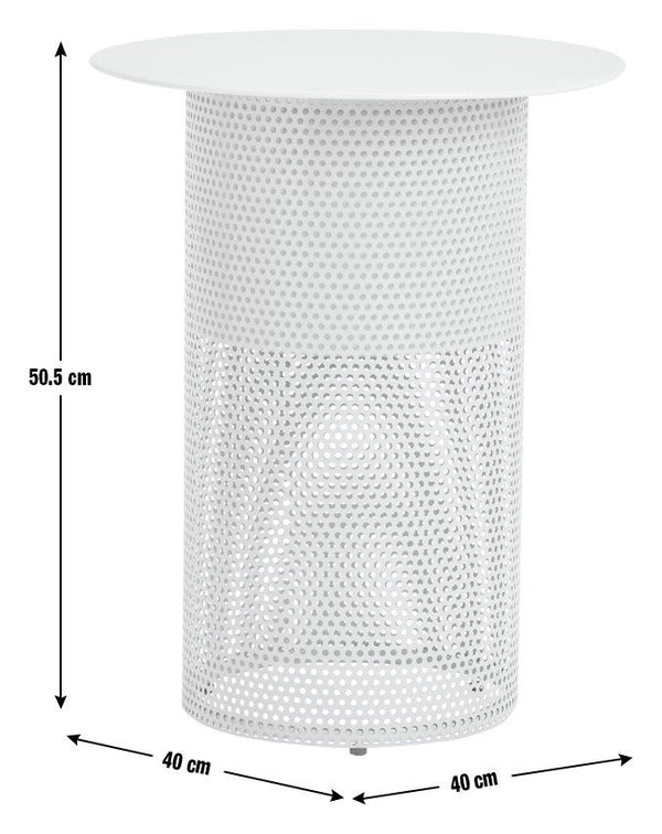 Habitat Anala Round Side Table - Blue 14545592