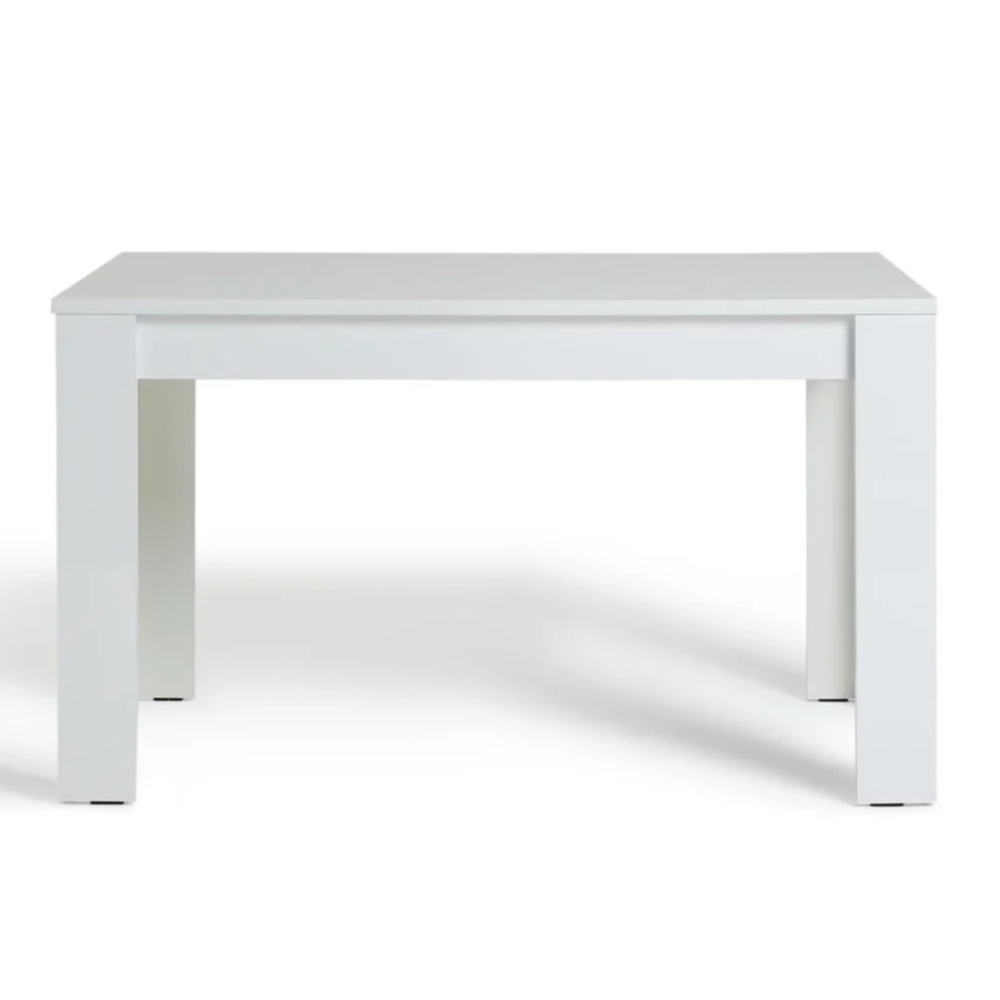 Miami gloss white dining table for 4 people
