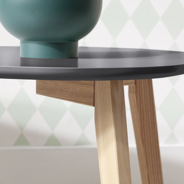 Malme Extra Large Side Table - Grey & Pine