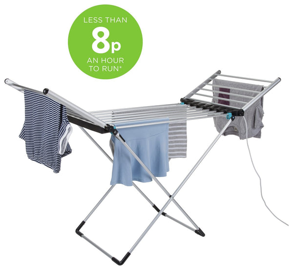 Minky Wing 12m Heated Clothes Airer with Cover 17076006