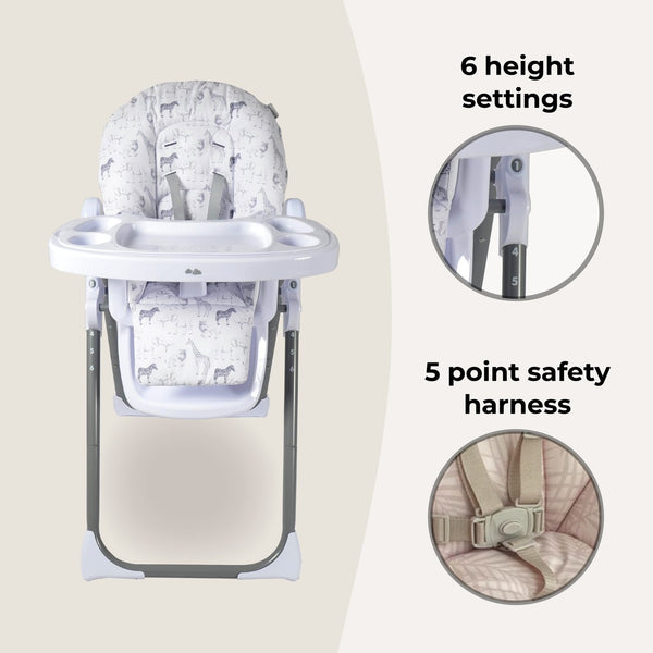 My Babiie MBHC8 Premium Highchair - Safari 14013828