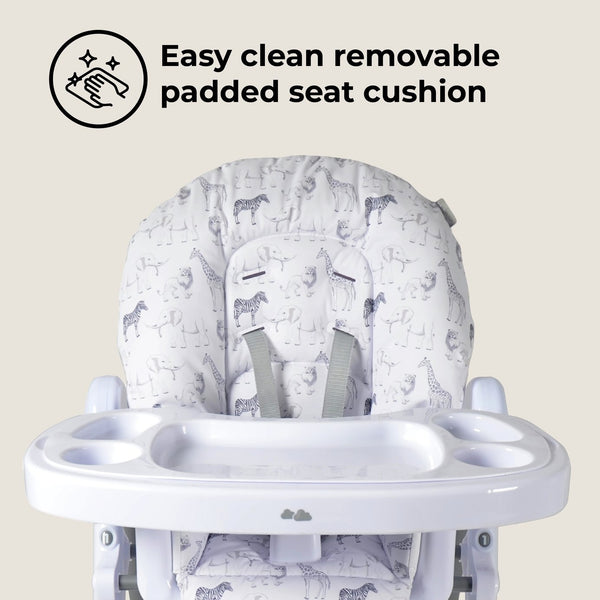 My Babiie MBHC8 Premium Highchair - Safari 14013828