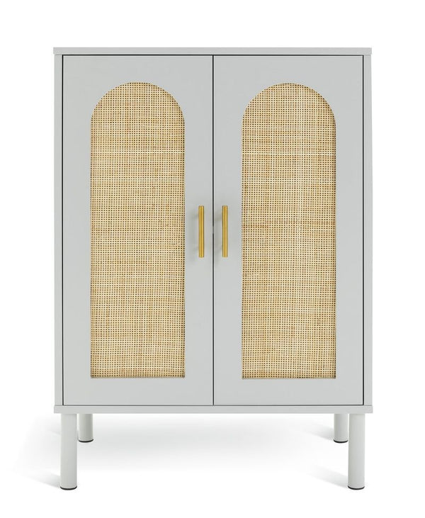 Habitat Monica 2 Door Shoe Storage Cabinet - Grey 15258716