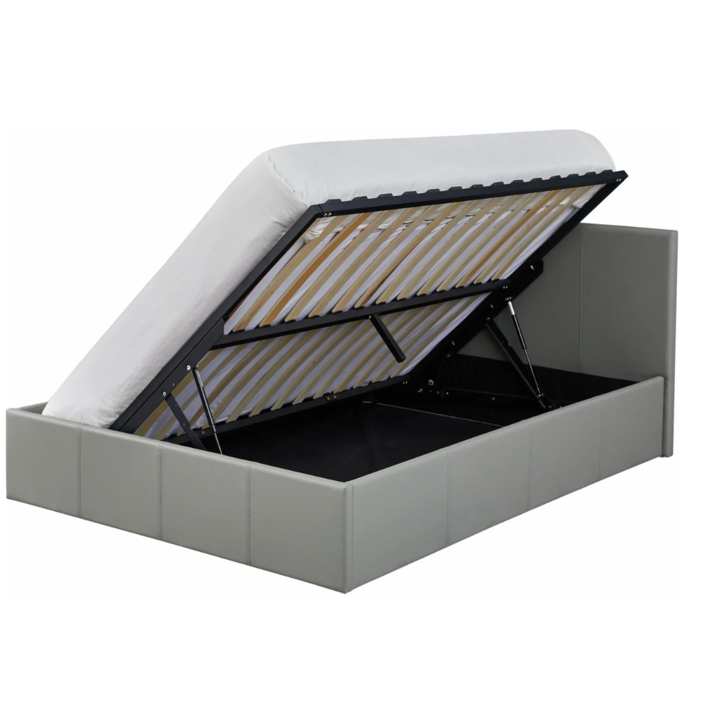 Lavendon  4ft Grey so ottoman bed 19432947