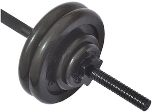 Opti 50KG Cast Iron Barbell Dumbbell Set 14197586