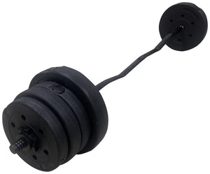 Opti Z Curl Vinyl Barbell Weight Set - 25kg 15824827