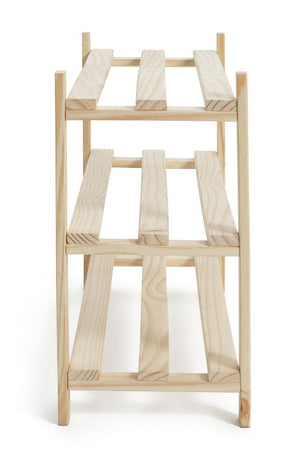 Karee 3 Shelf Shoe Storage Rack - Pine 13360761