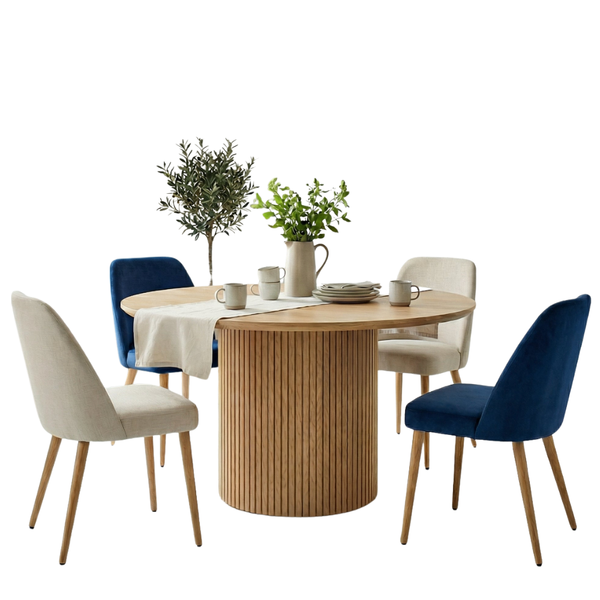 Round Dining Table in Natural Pine