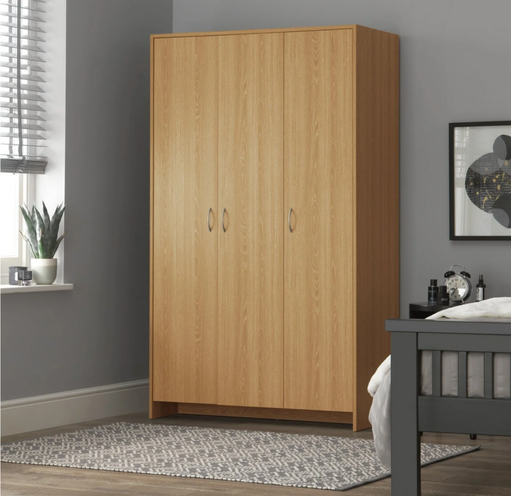 Seville 3 dr wardrobe oak 19402465
