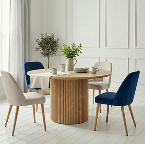 Round Dining Table in Natural Pine
