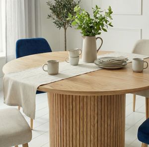 Round Dining Table in Natural Pine