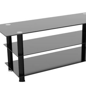 Glass Up to 65 Inch TV Stand - Black 19302754