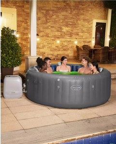 Santorini MaxHold EnergySense Smart Luxe HydroJet Pro 7 Grey Round (5-7 adults) WA1W2