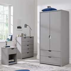 Aspen 4 + 2 Drawer Chest - Grey Oak Effect PGNNA