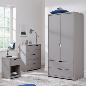 Aspen 4 + 2 Drawer Chest - Grey Oak Effect PGNNA