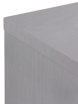 Aspen 1 Drawer Bedside Chest - Grey Oak Effect PGNN6