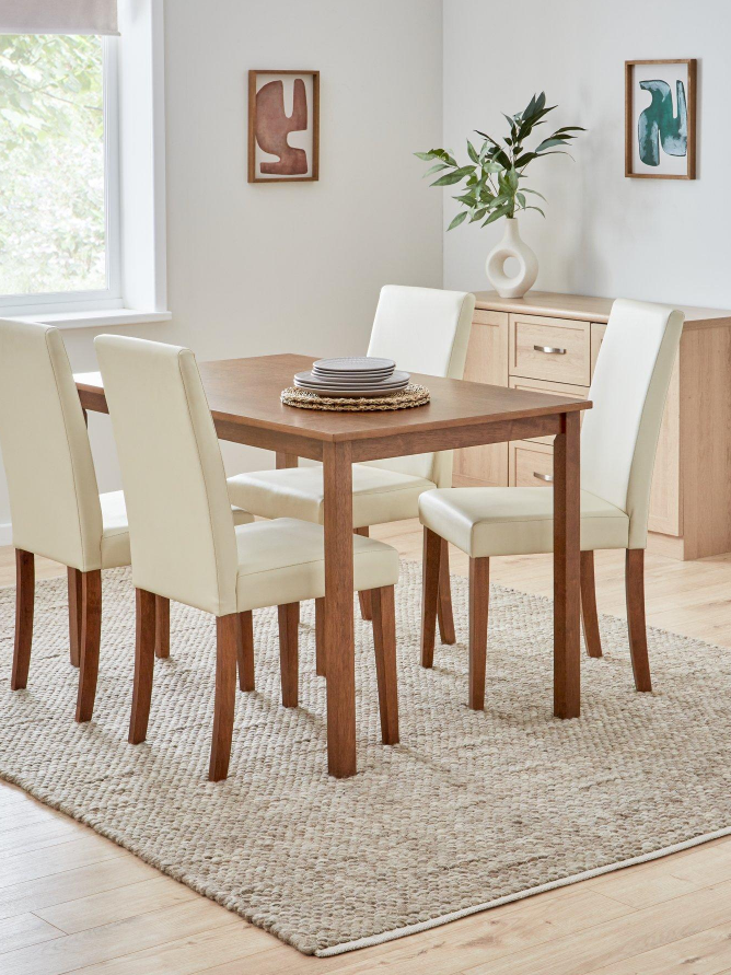 Primo Table Only Primo 120cm Cream - Dark Wood VM9GR