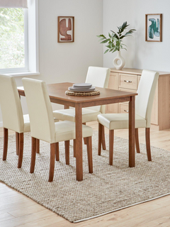 Primo Table Only Primo 120cm Cream - Dark Wood VM9GR