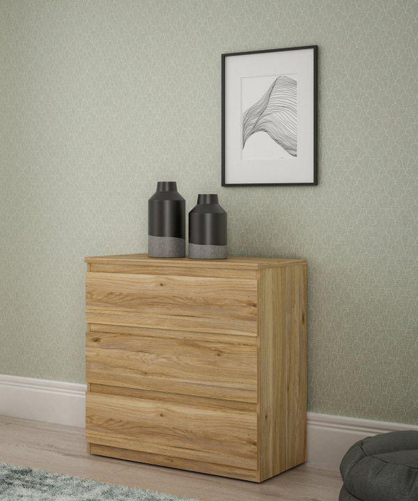 Lisson Chest of 3 Drawers - New Oak - FSC® Certified W9YYJ