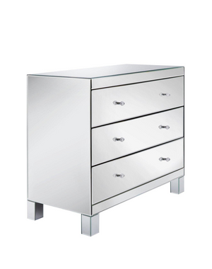Parisian Ready Assembled Mirrored Wide 3 Drawer Chest - FSC® Certified 4AAE3