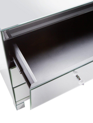 Parisian Ready Assembled Mirrored Wide 3 Drawer Chest - FSC® Certified 4AAE3