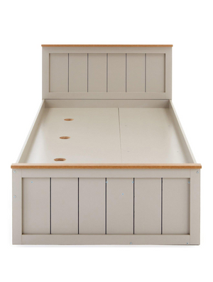 Atlanta Kids Single Bed with Drawer - Light Grey/Oak W8ZWE
