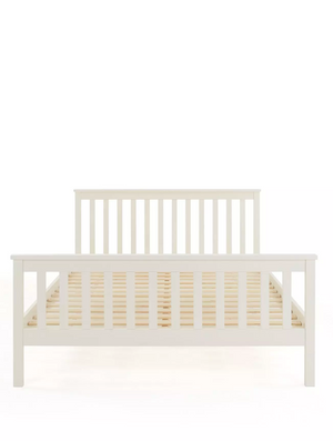 Dawson Double Wooden Bed - White - FSC® Certified WOYMI