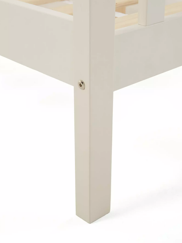 Dawson King Wooden Bed - White - FSC® Certified WOYMI