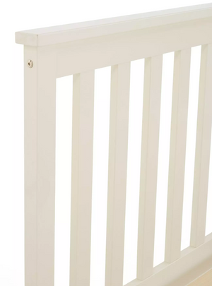 Dawson King Wooden Bed - White - FSC® Certified WOYMI