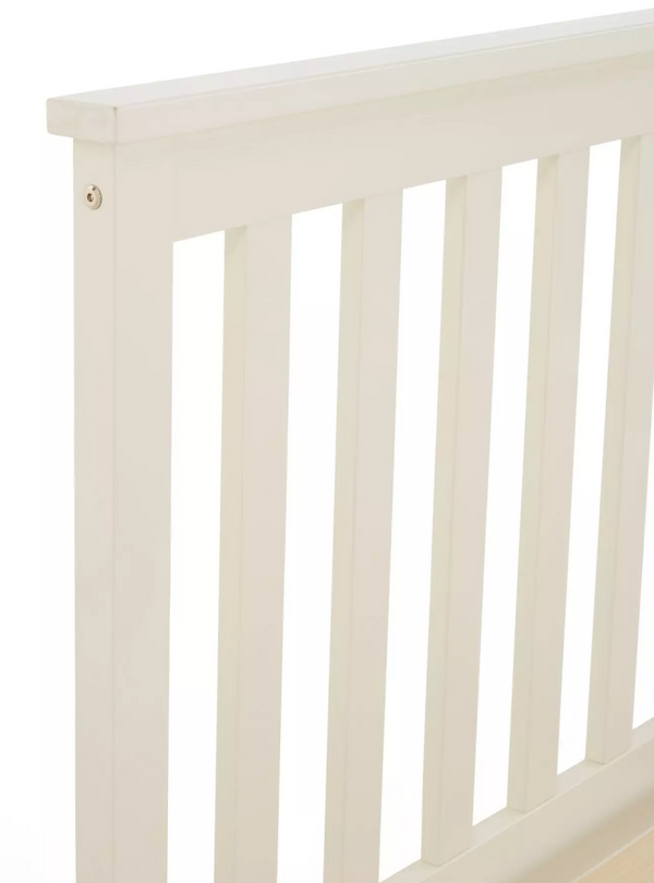 Dawson King Wooden Bed - White - FSC® Certified WOYMI
