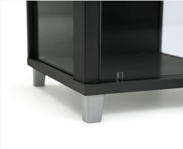 4 Shelf 1 Door Display Cabinet - Black 11999440