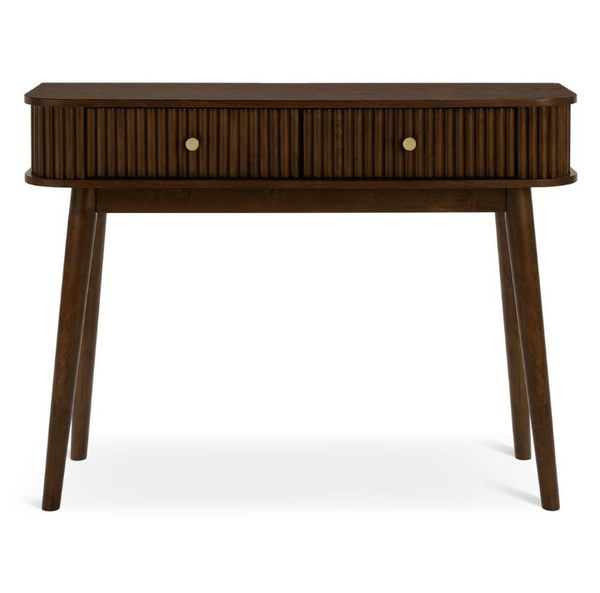 Habitat Kendi 2 Drawer Console Table - Walnut 14076205