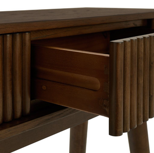 Habitat Kendi 2 Drawer Console Table - Walnut 14076205