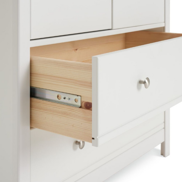 Habitat Brooklyn 2 Door 2 Drawer Wardrobe - White 14165295