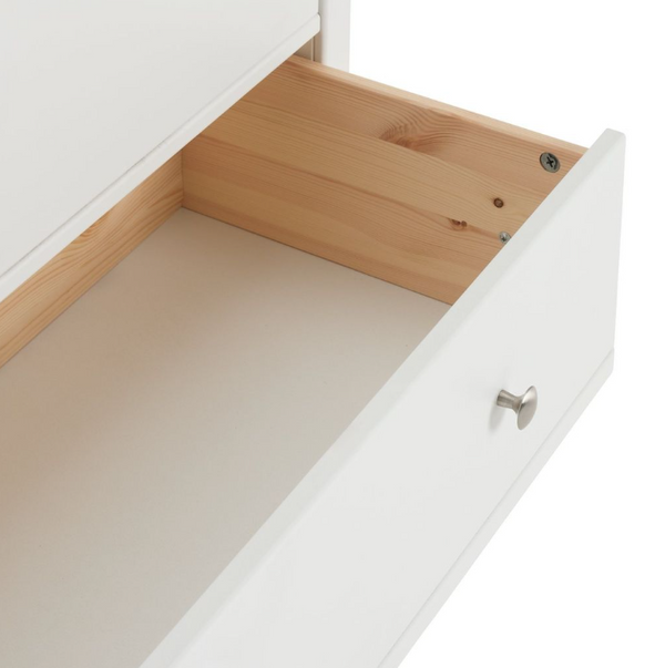 Habitat Brooklyn 2 Door 2 Drawer Wardrobe - White 14165295