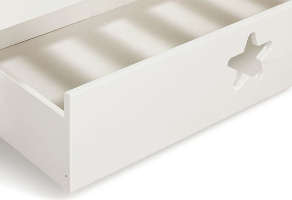 Habitat Stars Single Bed Frame With Drawer - White 14559698