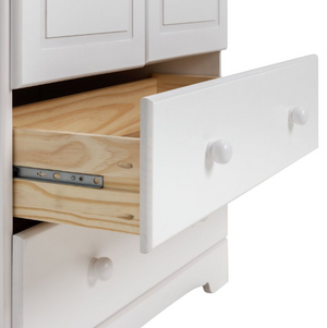 Nordic 2 Door 2 Drawer Wardrobe - White 14656670